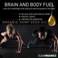 5L Certified Organic Cold Pressed Hemp Seed Oil